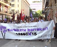 Nueva jornada de huelga de las trabajadoras de la limpieza de locales y oficinas de Bizkaia