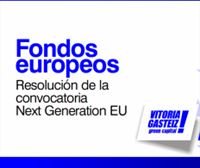Vitoria-Gasteiz ya ha recibido 17 millones de euros de los fondos de recuperacion de la Union Europea