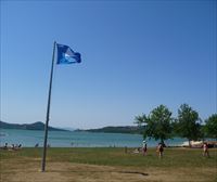 Las tres playas de Landa y Garaio (Álava) consiguen la bandera azul por séptimo año
