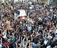 Una multitud despide a la periodista palestina Shireen Abu Akleh