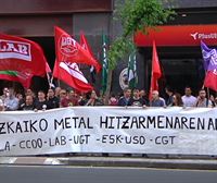 Sindicatos denuncian el bloqueo de la mesa negociadora para la renovación del convenio del metal en Bizkaia