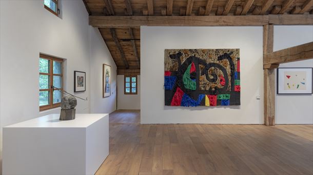 ''Miró en Zabalaga'' se podrá visitar hasta el 1 de noviembre. Foto: Álex Abril. 
