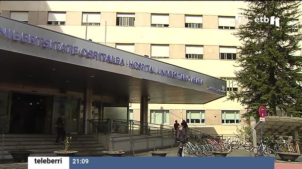 Hospital Universitario de Araba. Imagen extraída del vídeo.