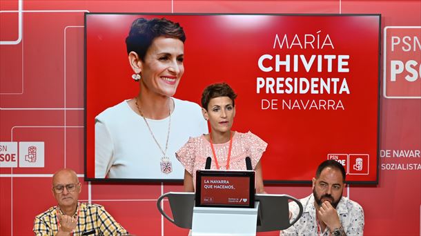 María Chivite, actual presidenta de Navarra. Foto: PSE-PSOE