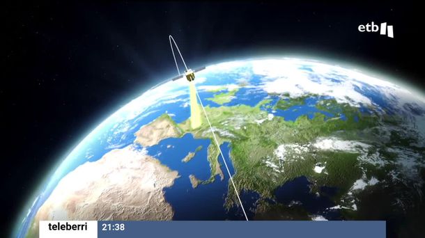 Simulación del satélite Urdaneta. Foto: EITB Media