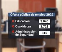 El Gobierno Vasco oferta 8764 plazas, y ya ha abierto el proceso para las primeras 1.272 en la Administración