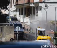 Fuerte escape de gas en la calle Palankete de Plentzia