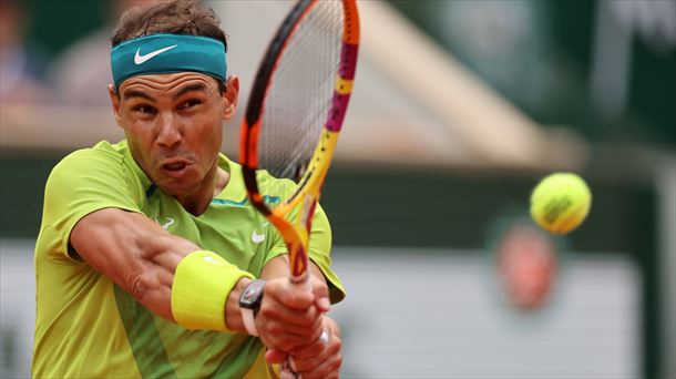 Rafael Nadal en la final del Roland Garros 2022. Foto: EFE