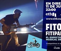 El concierto de Fito & Fitipaldis en San Mamés, esta noche, en directo en EITB