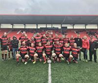 Gaztedi Rugby Taldea y su equipo de rugby inclusivo en el Mundial de Cork                      