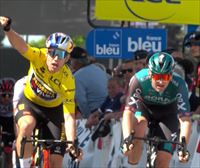 Van Aert se redime y gana la 5ª etapa del Dauphiné