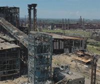 La destrucción de la acería de Azovstal, a vista de dron