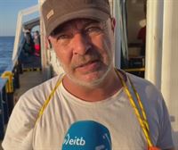 Óscar Fernández, capitán del 'Aita Mari': ''Las condiciones son propicias para más rescates''