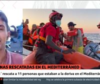 Asier Sánchez desde el Aita Mari: ''Estamos en la misma zona por si hay más barcas a la deriva''