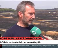 Alcalde de Tafalla: Los daños en la agricultura han sido importantes; se han quemado hectáreas de cereal