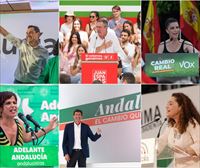 La campaña electoral de las elecciones andaluzas cierra con muchos interrogantes abiertos