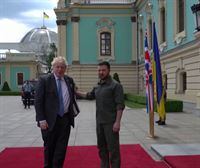 Zelenski recibe la visita sorpresa de Boris Johnson