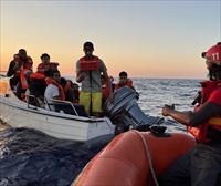 Los rescates del buque vasco Aita Mari, en imágenes