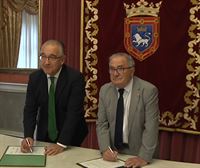 Osasuna y el Ayuntamiento de Pamplona firman un patrocinio para tres años