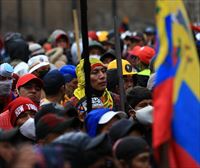 Hamargarren protesta eguna Ekuadorren