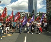 Los sindicatos cifran en un 85 % el seguimiento de la huelga en el Metal de Bizkaia
