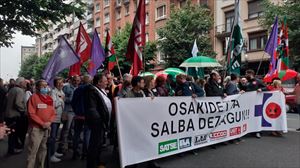 Arranca la manifestación en defensa de Osakidetza en Bilbao