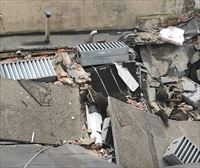 Herido un trabajador en Bilbao, al caer parte del techo de una lonja