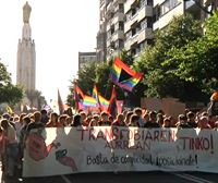 Las calles de Euskal Herria se llenan de color arcoíris