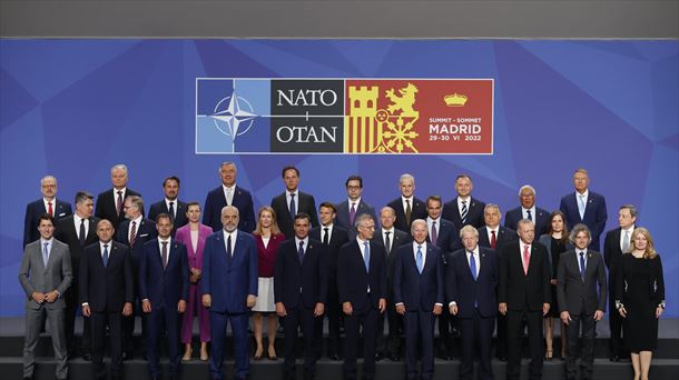 Foto oficial de la cumbre de la OTAN en Madrid en 2022. Foto: EFE