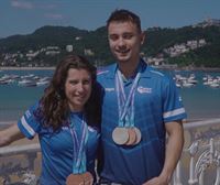 Nahia Zudaire e Iñigo Llopis regresan con 6 medallas del Mundial de natación