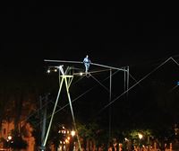 ''Volatineros'', un espectáculo a 10 metros de altura sobre la Ría de Bilbao