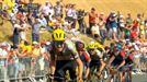 El Jumbo-Visma destroza la carrera en el último ascenso de la 4ª etapa en favor de Van Aert