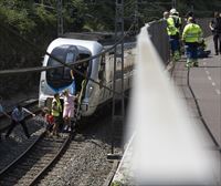 Accidente de tren en San Sebastián