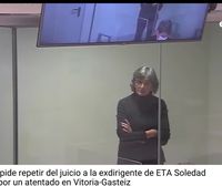 El TS pide repetir un juicio a la exdirigente de ETA Soledad Iparragirre por un atentado en Vitoria-Gasteiz