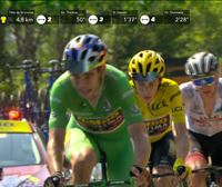 Frantziako Tourreko 18. etapako azken bost kilometroak