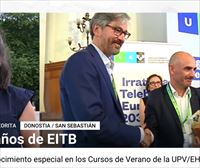 EITB recibe el reconocimiento de los Cursos de Verano de la UPV/EHU: Es un premio para la sociedad vasca