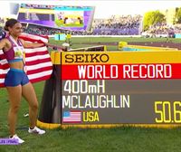 McLaughlin bate su propio récord en los 400 metros vallas