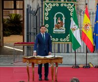 Moreno reivindica el “nuevo orgullo andaluz” tras su toma de posesión