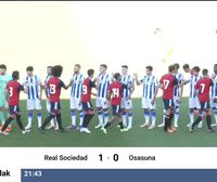 Victoria de la Real Sociedad en el amistoso ante Osasuna (1-0)