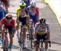 Último kilómetro de la 3ª etapa de la Vuelta a Polonia: ganador, Sergio Higuita; Pello Bilbao, segundo