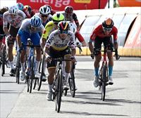 Pello Bilbao, bigarren postuan Poloniako Tourreko 3. etapan Sergio Higuita lider berriaren atzetik