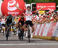 Ackermann gana la cuarta etapa en Polonia y el colombiano Higuita sigue líder