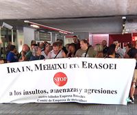 La plantilla de Metro Bilbao, preocupada por la intensificación de las agresiones con las fiestas