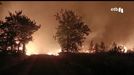 El grave incendio en Gironda y Las Landas sigue activo y avanza sin control