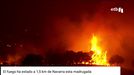 Ocho pueblos de Zaragoza están desalojados, por un incendio forestal en el Moncayo