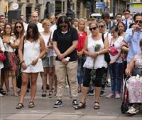 Barcelona homenajea a las víctimas de los atentados del 17-A con un acto en su quinto aniversario