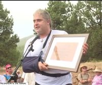 Galdakaoko Boluntarioen Gizarte Elkartea recibe el homenaje de La Palma por su ayuda en la erupción