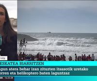 16 lagun atera behar izan zituzten itsasotik Biarritzen, uretako motorren eta helikoptero baten laguntzaz