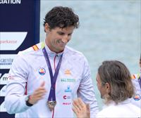 Iñigo Peña logra la medalla de plata en el K2-1000 del Europeo de Múnich