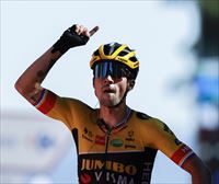 Roglic triunfa en Laguardia y es el nuevo líder de la Vuelta